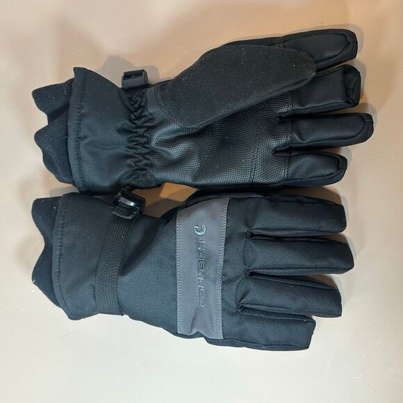 Carhartt Black Gray Gloves Men's Adult XL A511 Waterproof Insulated - Picture 1 of 9